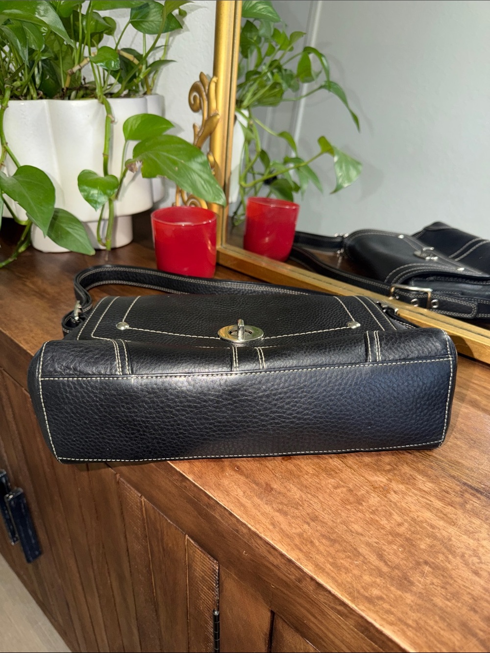 Coach Hamilton flap the lock leather bag - Picture 5 of 10